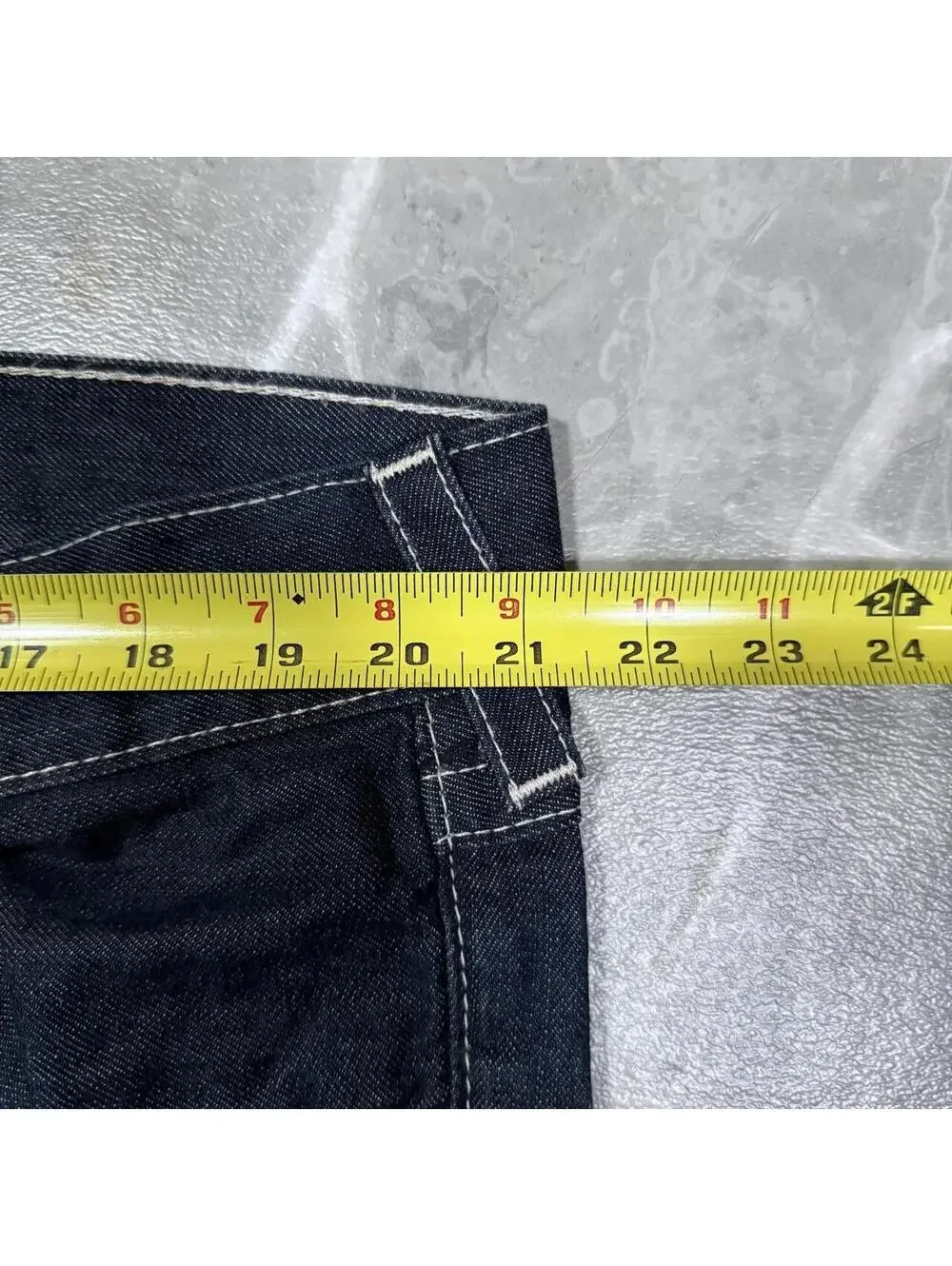 True Religion Made in USA Dark Wash Straight Jeans Size 40